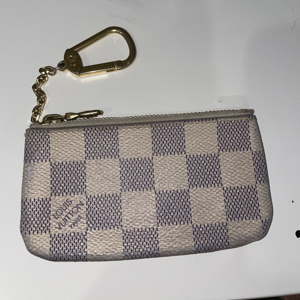 Louis Vuitton Keychain Wallet in Damien Azur